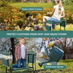 Uten - Kniebankje Tuin - Knie Steun - Tuinkruk Inklapbaar - Kniesteun Tuinieren - Kniekussen - Tot 150 Kg - Groen -Tuinmeubel Winkel 1200x1200 342