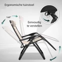 Sens Design Tuinstoel - Ligstoel Tuin - Beige 8 Sens Design Tuinstoel - Ligstoel Tuin - Beige -Tuinmeubel Winkel 1200x1200 345