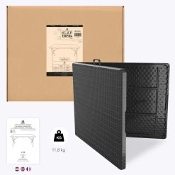 LifeGoods Klaptafel - Inklapbaar - 180 Cm - 6 Tot 8 Personen - Zwart -Tuinmeubel Winkel 1200x1200 405