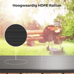 LifeGoods Klaptafel - Inklapbaar - 180 Cm - 6 Tot 8 Personen - Zwart -Tuinmeubel Winkel 1200x1200 406