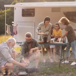 LifeGoods Klaptafel - Inklapbaar - 180 Cm - 6 Tot 8 Personen - Zwart -Tuinmeubel Winkel 1200x1200 407