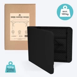 LifeGoods Klaptafel - Inklapbaar - 70x180cm - Verstelbare Vouwtafel - Weerbestendig - Zwart -Tuinmeubel Winkel 1200x1200 413