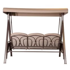 SORARA® Luxe Schommelbank Met Zonnescherm - Bruin - Zware Kwaliteit. 10 SORARA® Luxe Schommelbank Met Zonnescherm - Bruin - Zware Kwaliteit. -Tuinmeubel Winkel 1200x1200 42