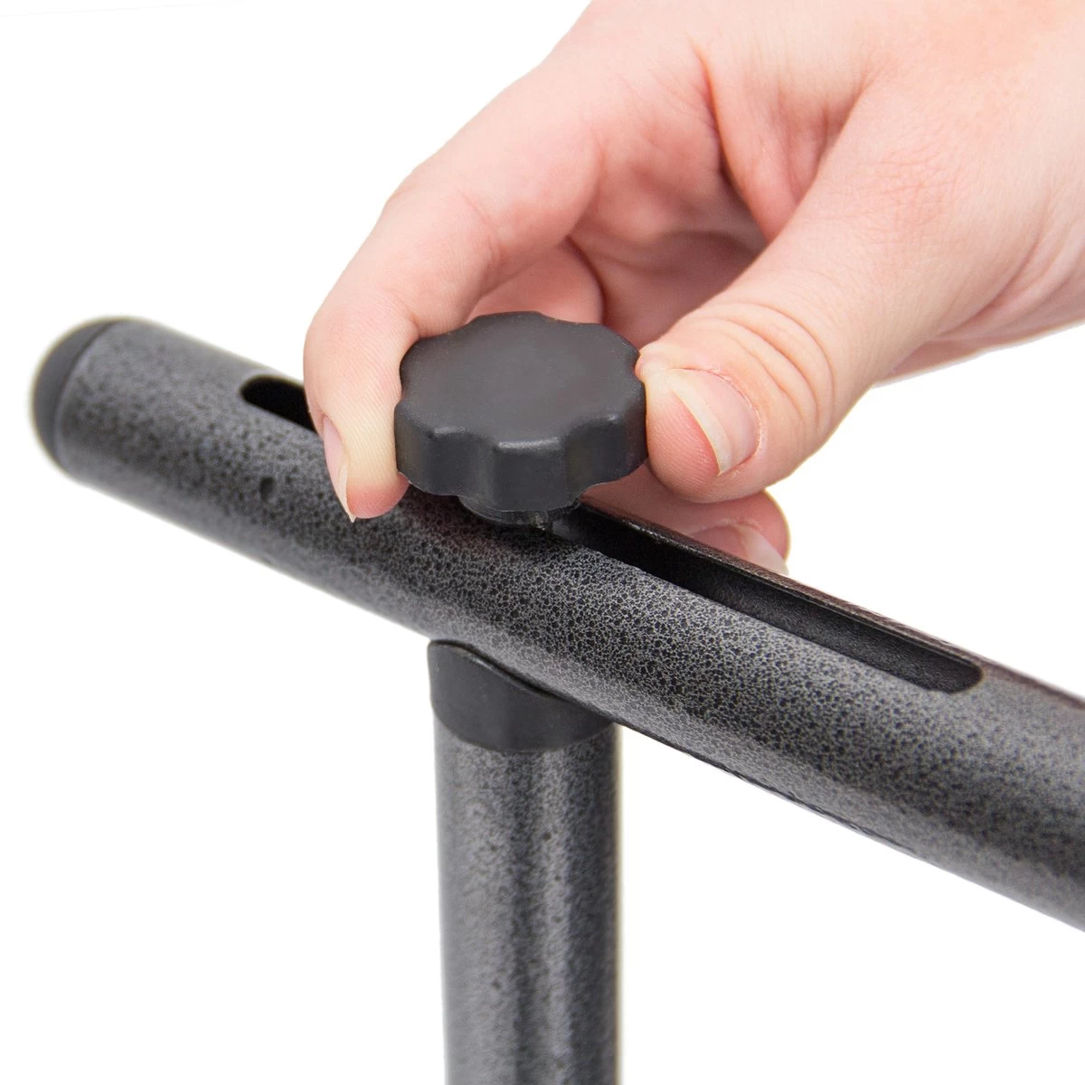 Relaxdays Balkontafel Inklapbaar, Balkon Tafel Rotan, Hangtafel Reling - Zwart 14 Relaxdays Balkontafel Inklapbaar, Balkon Tafel Rotan, Hangtafel Reling - Zwart - Afbeelding 14