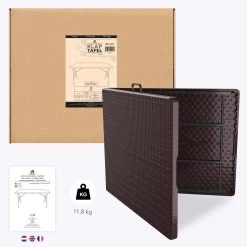 LifeGoods Klaptafel - Inklapbaar - 180 Cm - 6 Tot 8 Personen - Bruin -Tuinmeubel Winkel 1200x1200 443