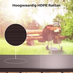 LifeGoods Klaptafel - Inklapbaar - 180 Cm - 6 Tot 8 Personen - Bruin -Tuinmeubel Winkel 1200x1200 444