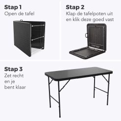 LifeGoods Klaptafel - Inklapbaar - 120 Cm - 4 Personen - Zwart 15 LifeGoods Klaptafel - Inklapbaar - 120 Cm - 4 Personen - Zwart -Tuinmeubel Winkel 1200x1200 452