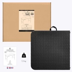 LifeGoods Klaptafel - Inklapbaar - 120 Cm - 4 Personen - Zwart 19 LifeGoods Klaptafel - Inklapbaar - 120 Cm - 4 Personen - Zwart -Tuinmeubel Winkel 1200x1200 456