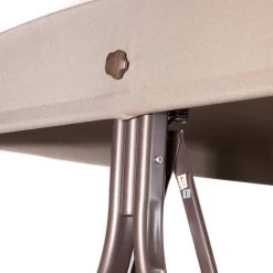 SORARA® Luxe Schommelbank Met Zonnescherm - Bruin - Zware Kwaliteit. 15 SORARA® Luxe Schommelbank Met Zonnescherm - Bruin - Zware Kwaliteit. -Tuinmeubel Winkel 1200x1200 46