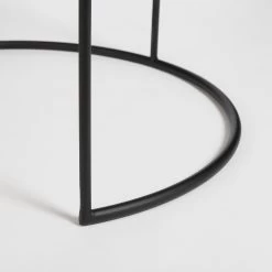 Mica Decorations Leandro Bijzettafel - Set Van 2 - H45 X Ø45 Cm - Zwart -Tuinmeubel Winkel 1200x1200 492