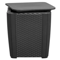 ALLIBERT Keter Luzon Opbergtafel - 39x39x43cm - Donkergrijs -Tuinmeubel Winkel 1200x1200 502