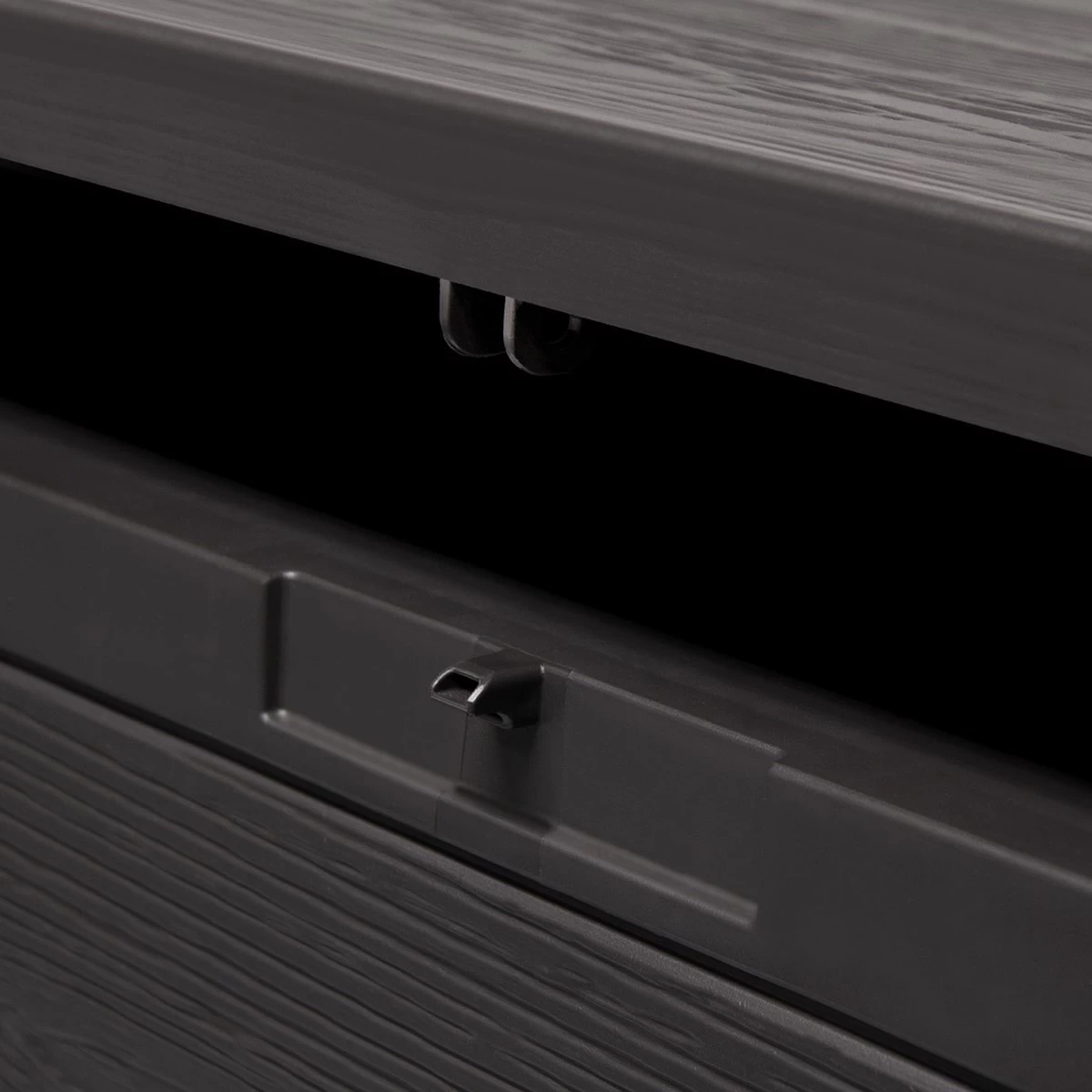 Merkloos Woody Tuin Opbergbox - 324 Liter 45x120x60 Cm - Tuinkussenbox - Antraciet/bruin 8 Merkloos Woody Tuin Opbergbox - 324 Liter 45x120x60 Cm - Tuinkussenbox - Antraciet/bruin - Afbeelding 8