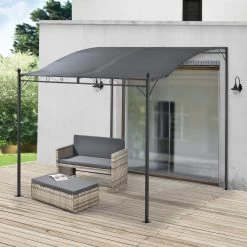 Pergola Tuinpaviljoen 300x250x243 Cm Antraciet Donkergrijs 12 Pergola Tuinpaviljoen 300x250x243 Cm Antraciet Donkergrijs -Tuinmeubel Winkel 1200x1200 609