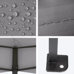 LifeGoods Partytent - 3x4.5 M - Zijwanden - Easy Up - Opvouwbaar - Waterdicht - Draagtas Met Wieltjes - Donkergrijs 16 LifeGoods Partytent - 3x4.5 M - Zijwanden - Easy Up - Opvouwbaar - Waterdicht - Draagtas Met Wieltjes - Donkergrijs -Tuinmeubel Winkel 1200x1200 623