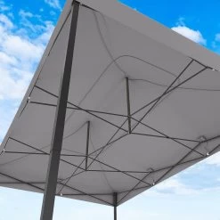 LifeGoods Partytent - 3x4.5 M - Zijwanden - Easy Up - Opvouwbaar - Waterdicht - Draagtas Met Wieltjes - Donkergrijs 17 LifeGoods Partytent - 3x4.5 M - Zijwanden - Easy Up - Opvouwbaar - Waterdicht - Draagtas Met Wieltjes - Donkergrijs -Tuinmeubel Winkel 1200x1200 624