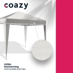 Coazy Waterdichte Partytent 3x3 Meter Opvouwbaar - Paviljoen - Easy Up - Pop-up Tent Met Haringen, Touw En Anti Slip Poten - Waterdicht - Partytenten Weerbestendig -Tuinmeubel Winkel 1200x1200 636