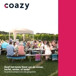 Coazy Waterdichte Partytent 3x3 Meter Opvouwbaar - Paviljoen - Easy Up - Pop-up Tent Met Haringen, Touw En Anti Slip Poten - Waterdicht - Partytenten Weerbestendig -Tuinmeubel Winkel 1200x1200 637