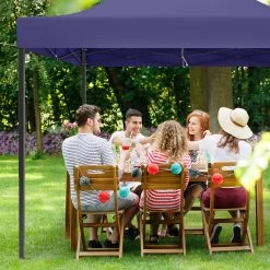 LifeGoods Partytent - 3x3 M - Zijwanden - Easy Up - Opvouwbaar - Waterdicht - Draagtas Met Wieltjes - Donkerblauw -Tuinmeubel Winkel 1200x1200 664