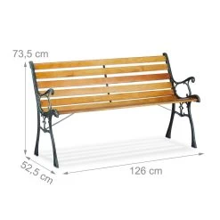 Relaxdays Tuinbank - Gietijzer - Parkbank - Tweezitter - Balkon & Terras - Houten Bank 10 Relaxdays Tuinbank - Gietijzer - Parkbank - Tweezitter - Balkon & Terras - Houten Bank -Tuinmeubel Winkel 1200x1200 68