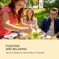 Blumfeldt Titania Dining Lounge Set Tuinmeubilair Eethoek Tafel Taboeret -Tuinmeubel Winkel 1200x1200 720