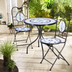 Merkloos Mozaïek Bistroset Neptun - 3-delig -Tuinmeubel Winkel 1200x1200 741