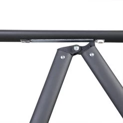 Tuinset 4 + 1 Klapstoelen Tuintafel – Aluminium 80x80cm - Grijs -Tuinmeubel Winkel 1200x1200 744