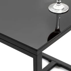 Songmics Tuinmeubelset, 3-delige Set, Van Polyrotan, Voor Outdoor, Terras, Balkon, Tuin, Eenvoudige Montage, Bijzettafel En 2 Stoelen, Zwart-beige -Tuinmeubel Winkel 1200x1200 749