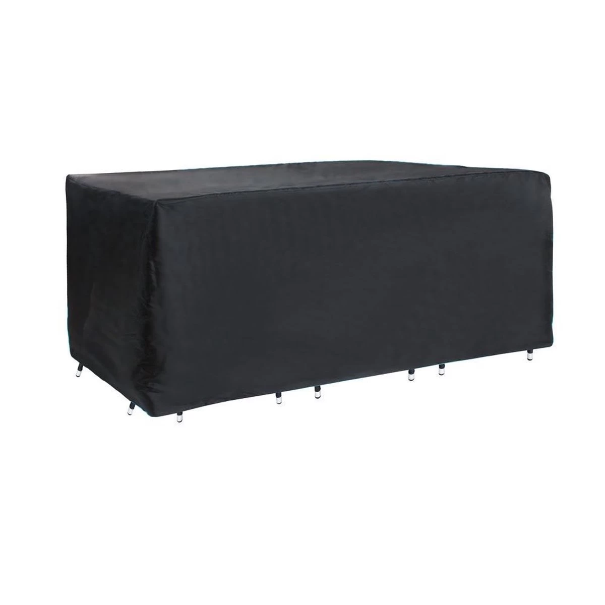 Tectake - Tuinmeubelset - 8 Persoons - Zwart 4 Tectake - Tuinmeubelset - 8 Persoons - Zwart - Afbeelding 4