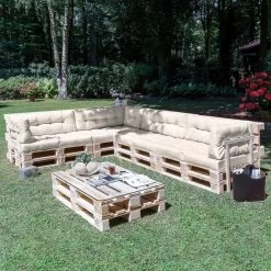 Beautissu Elements – Palletkussen 120x40cm - Rugkussen Natuur In Matraskussen Kwaliteit -Tuinmeubel Winkel 1200x1200 890