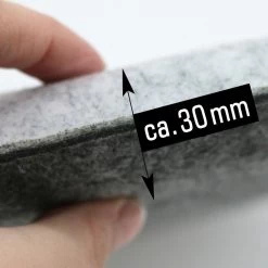 30mm Vilten Zitkussen Rond - Ø 35cm Stoelkussen Stoelpad Zacht 2-kleurig Grijs 11 30mm Vilten Zitkussen Rond - Ø 35cm Stoelkussen Stoelpad Zacht 2-kleurig Grijs -Tuinmeubel Winkel 1200x1200 899