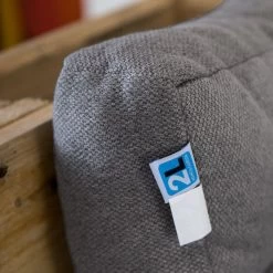 2L Home & Garden Rugkussen Metro Grijs - 60 X 40cm -Tuinmeubel Winkel 1200x1200 939