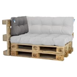 2L Home & Garden Rugkussen Metro Grijs - 60 X 40cm -Tuinmeubel Winkel 1200x1200 942