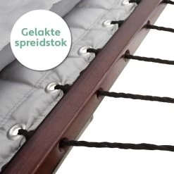 Vita5 Hangmat Met Standaard En Spreidstok – 2 Persoons – Incl. Bekerhouder - Afneembaar Kussen – Uv-bestendig – Lichtgrijs -Tuinmeubel Winkel 1200x1200 952