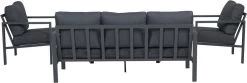 Garden Impressions Durban Loungeset - 4-delig - Zwart -Tuinmeubel Winkel 1200x402