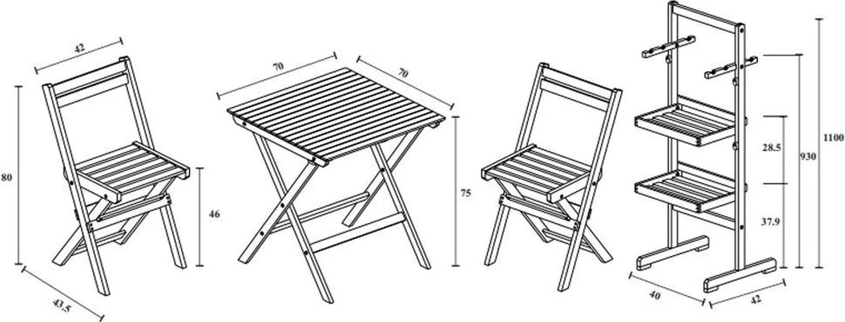 Bistro Set Hout Balkonset FSC – Patio Set Tuin – Houten Frans Tuinsetje – Kleine Tuinset – Complete Kleine Balkon Tafelset Met Gratis Bijzettafel – Hardhout FSC Balkonstoelen & Balkon Tafel - Tuintafel En Stoelen - Bistroset Van Hout – Balcony Set 12 Bistro Set Hout Balkonset FSC – Patio Set Tuin – Houten Frans Tuinsetje – Kleine Tuinset – Complete Kleine Balkon Tafelset Met Gratis Bijzettafel – Hardhout FSC Balkonstoelen & Balkon Tafel - Tuintafel En Stoelen - Bistroset Van Hout – Balcony Set - Afbeelding 12