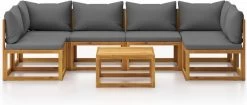 Decoways - 7-delige Loungeset Met Kussens Massief Acaciahout 13 Decoways - 7-delige Loungeset Met Kussens Massief Acaciahout -Tuinmeubel Winkel 1200x509 2