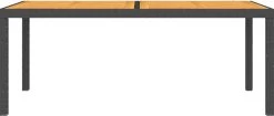 VidaXL Tuintafel 150x90x75 Cm Poly Rattan En Acaciahout Zwart 9 VidaXL Tuintafel 150x90x75 Cm Poly Rattan En Acaciahout Zwart -Tuinmeubel Winkel 1200x509