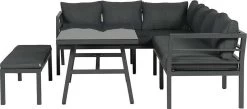 Blakes Lounge Diningset - 4 Delig - Donker Grijs -Tuinmeubel Winkel 1200x528