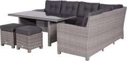 Garden Impressions Blue Bird Dining Loungeset 5-delig - Rechts - Bruin/antraciet -Tuinmeubel Winkel 1200x582