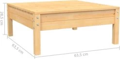 VidaXL 3-delige Loungeset Met Grijze Kussens Massief Grenenhout -Tuinmeubel Winkel 1200x597