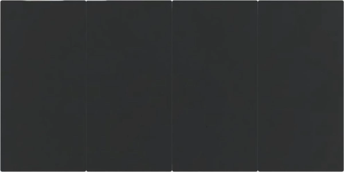 VidaXL 5-delige Tuinset Met Kussens Zwart 4 VidaXL 5-delige Tuinset Met Kussens Zwart - Afbeelding 4