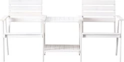 Tuinbank - Romeo Tete A Tete - Wit - 170cm -Tuinmeubel Winkel 1200x607 1