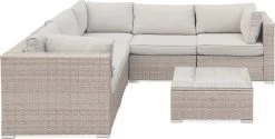 Alice's Garden Loungeset Napoli - 5 Plaatsen - Wicker - 6 Elementen - Beige/Beige 10 Alice's Garden Loungeset Napoli - 5 Plaatsen - Wicker - 6 Elementen - Beige/Beige -Tuinmeubel Winkel 1200x609