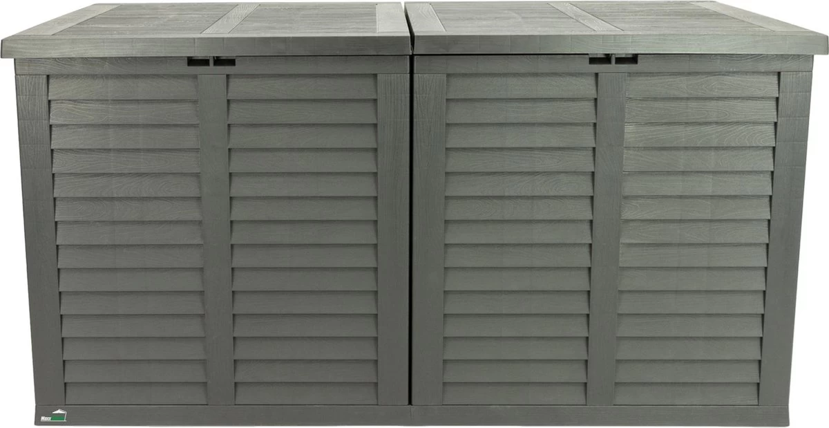 MaxxGarden Kussenbox - Tuin Opbergkist - Opbergbox - 750 L - 155x66x80 Cm - Grijs 5 MaxxGarden Kussenbox - Tuin Opbergkist - Opbergbox - 750 L - 155x66x80 Cm - Grijs - Afbeelding 5