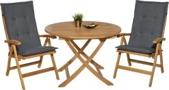 Beautissu Loft HL – Set Van 4 Tuinkussens Hoge Rug 120x50x6 Cm Kussen Grafiet Grijs Tuinstoelkussens Zitkussen Tuinstoel -Tuinmeubel Winkel 1200x635