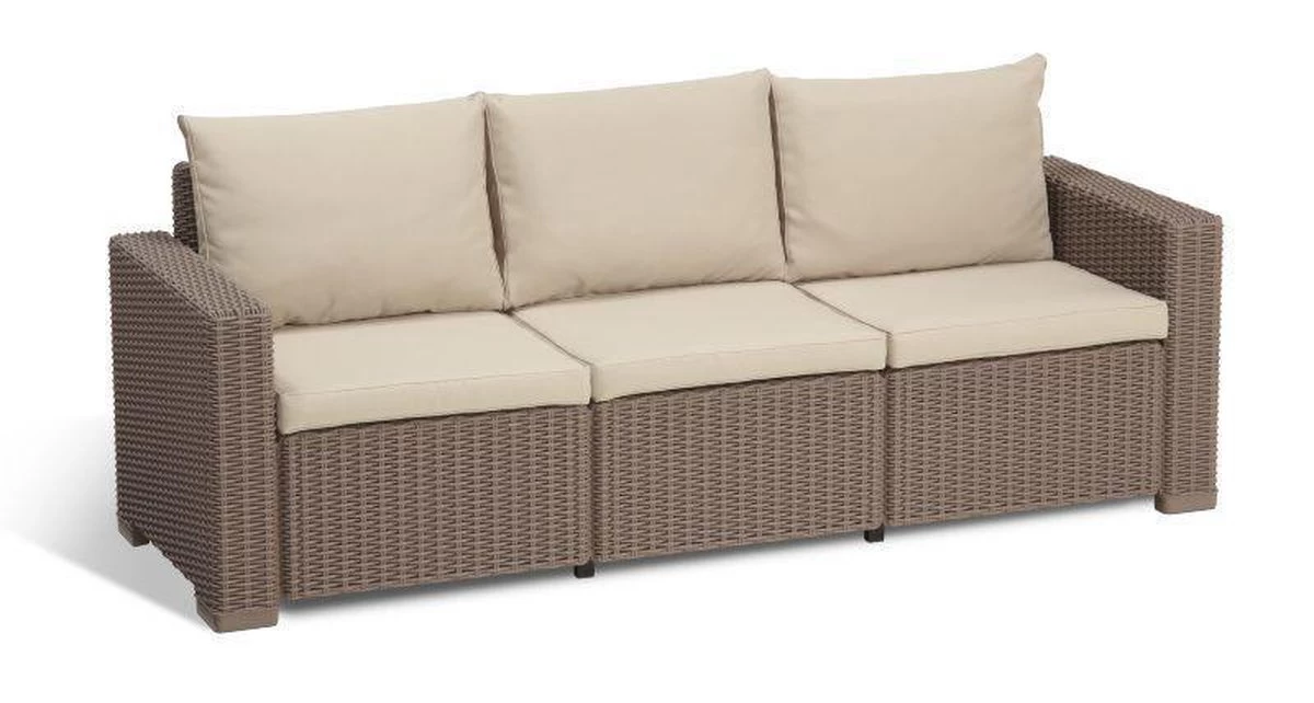 Allibert California Loungeset - 5 Personen - Cappuccino 18 Allibert California Loungeset - 5 Personen - Cappuccino - Afbeelding 18