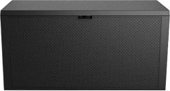 Keter Emily Opbergbox - 118x45x57 Cm - 270L - Grafiet -Tuinmeubel Winkel 1200x642