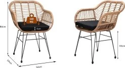 Casaria Polyrotan Kuipstoel Bali - Met Kussens – 2 Stuks 15 Casaria Polyrotan Kuipstoel Bali - Met Kussens – 2 Stuks -Tuinmeubel Winkel 1200x649