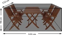 Kingsleeve Tuinmeubelhoes - Beschermhoes - Weerbestendig -308x138x89cm - Groen -Tuinmeubel Winkel 1200x688