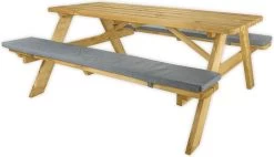Goedkopepicknicktafels.nl | 180cm Lange Picknicktafel | Tuintafel 6 Persoons | De Luxe 180cm Lang | Geïmpregneerd Grenen Hout! -Tuinmeubel Winkel 1200x689